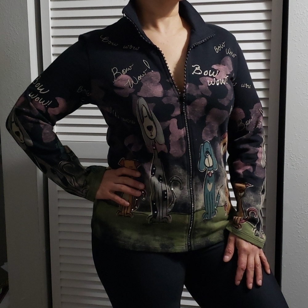 JESS and Jane Bow Wow Top, Size Small